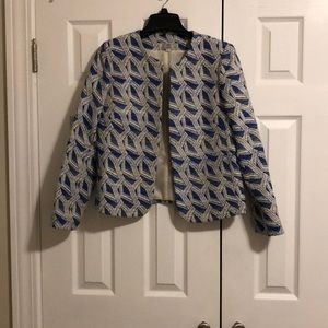 Tahari printed blazer